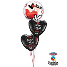 Bukiet 148 Valentineâ€s Kisses & Hearts Qualatex #27539 21831-2